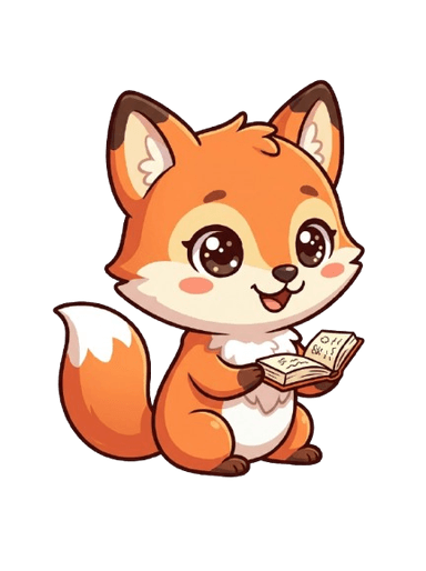 The Fox — reading a book